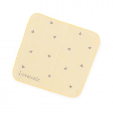 ハート総柄ハンドタオル