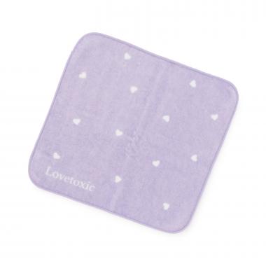 ハート総柄ハンドタオル