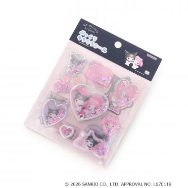 【マイメロクロミ】ぷっくりキラキラシール