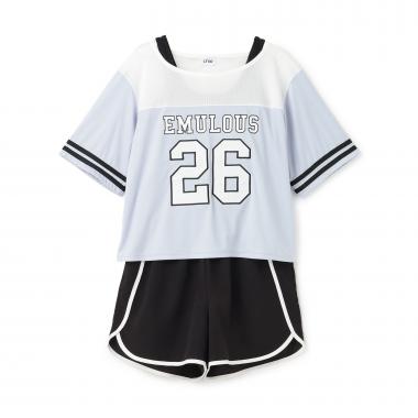 ナンバーメッシュ4点セット水着