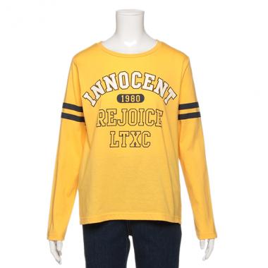 カレッジ風ロゴTシャツ