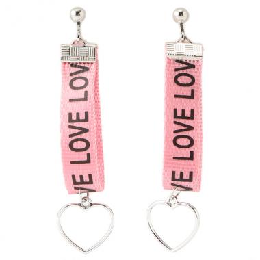 ロゴテープイヤリング