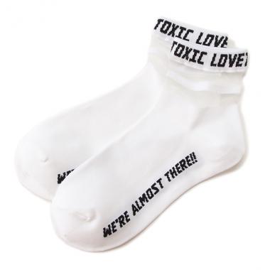 透ラインクルーソックス