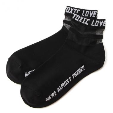 透ラインクルーソックス