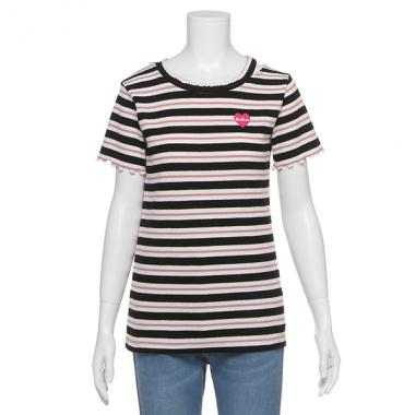 衿スリットテレコTシャツ