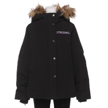 ヨーク切替ロング丈ブルゾン