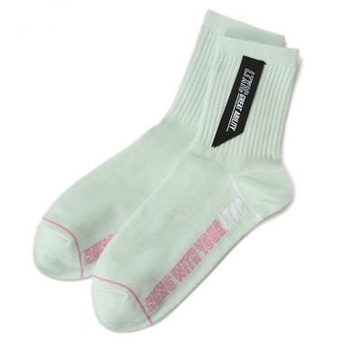 カラーテープクルーソックス