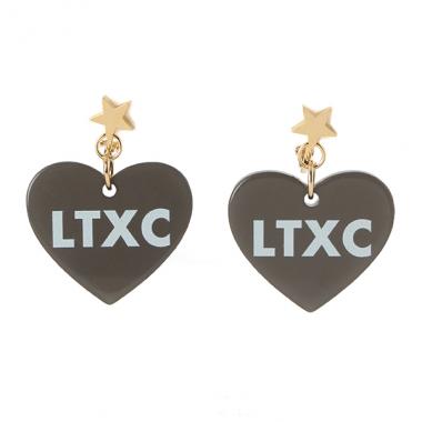 プラハートロゴイヤリング