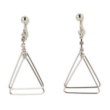 ミニトライアングルフープイヤリング