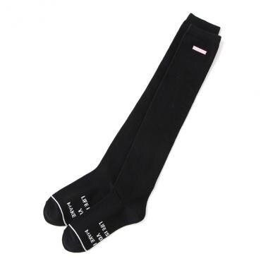 ボックスロゴニーハイソックス