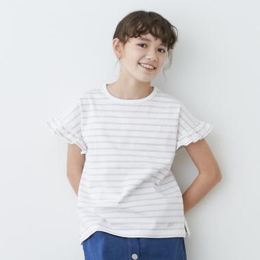 【GOODPRICE】袖フリルTシャツ