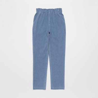 【スマイル/リンク】リボン刺しゅうロングPT