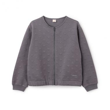 【リンク/花粉防止】ハートzip羽織り(ジュニアサイズ)