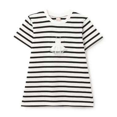 【防汚/リンク】キラキラモチーフTシャツ(ジュニア)