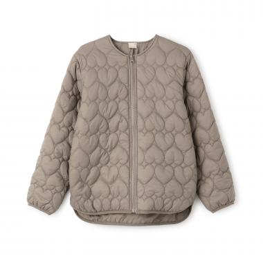 【リンク/洗える】ハートキルティングジャケット(ジュニアサイズ)