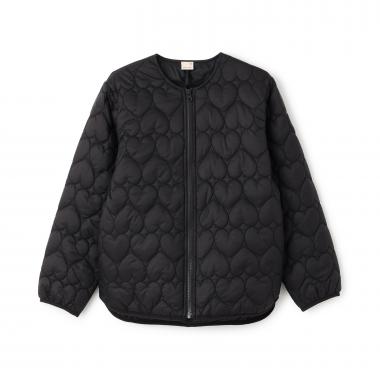 【リンク/洗える】ハートキルティングジャケット(ジュニアサイズ)