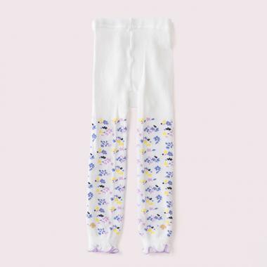 レイエット ミニ フローラル タイツ