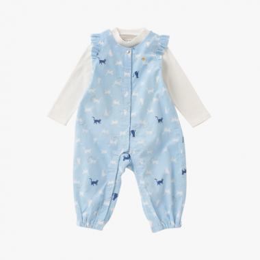 トップ＆キャットオーバーオールセット