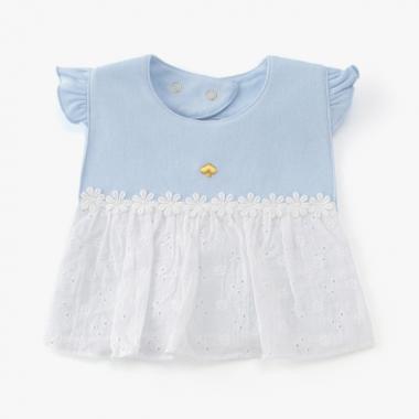 フラワーラッフルビブ