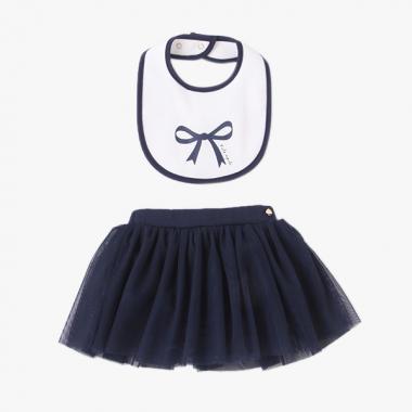 レイエット ボウグラフィックスタイ&チュールスカートセット