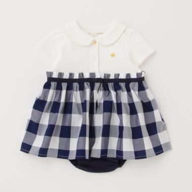ギンガムショートオール