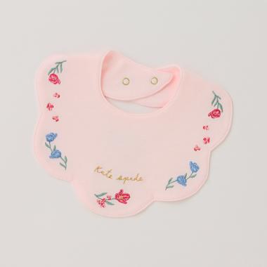 チューリップエンブロイダリースカラップスタイ【日本製】