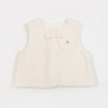 フェイクファーベスト