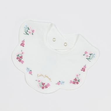 サニーフローラルスカラップスタイ【日本製】