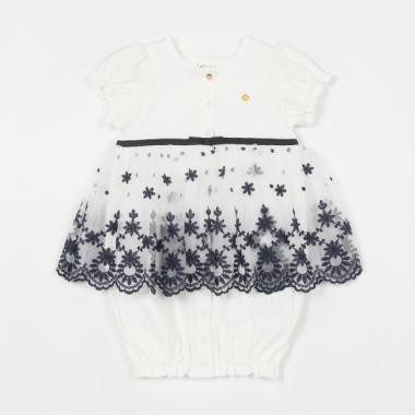 チュールレースショート2wayオール