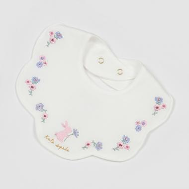 エンブロイダリースカラップスタイ【日本製】