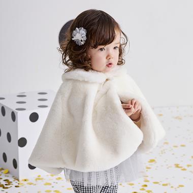 フェイクファーケープ