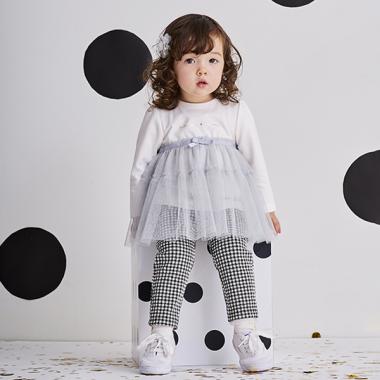 ラメチュールカットソー&レギンスセット