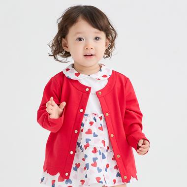 ヘムスカラップカーディガン