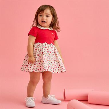 フラワードッキングワンピース