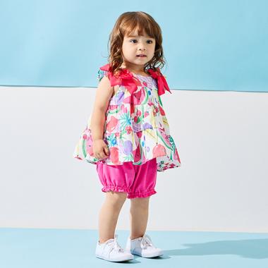 サマーフルーツチュニック&パンツセット