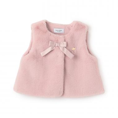 フェイクファーベスト