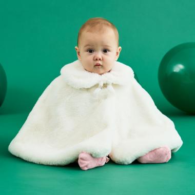 フェイクファーケープ