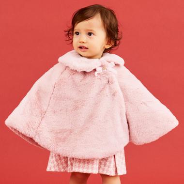 フェイクファーケープ