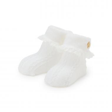 レース折り返しカップソックス