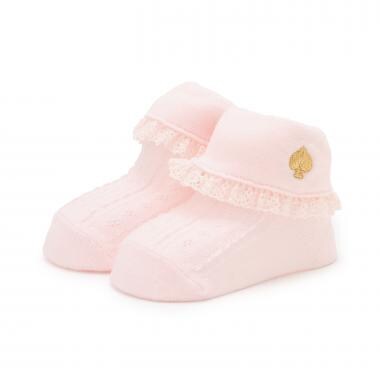 レース折り返しカップソックス