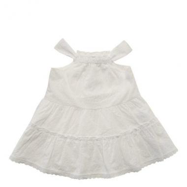 インファント フローラルアイレットドレス