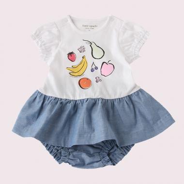 フルーツ グラフィック ドレス アンド パンツ