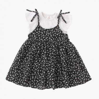 インファント トップ＆フローラルフィールドドレスセット