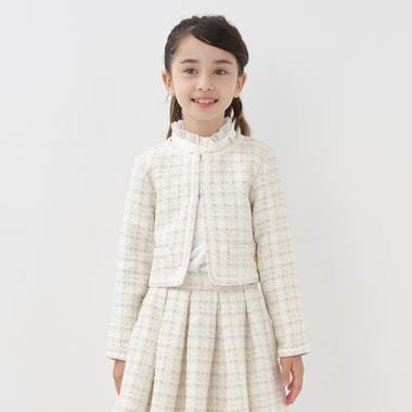 トドラー ミックスツイードジャケット