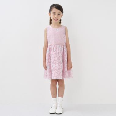 トドラー ビンテージフルールオーガンジーワンピース