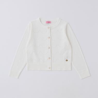 トドラー スカラップカーディガン