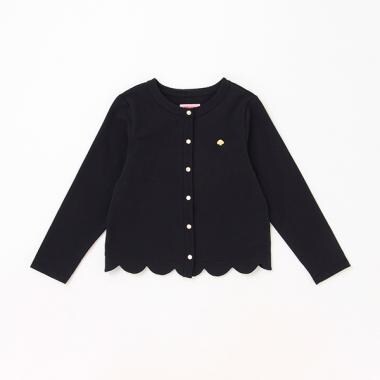 トドラー スカラップカーディガン