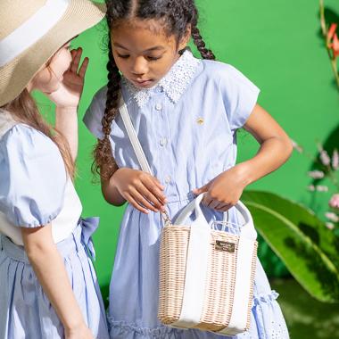 ストローショルダーバッグ