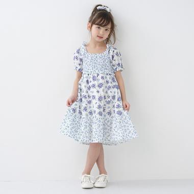 トドラー フローラルブーケワンピース