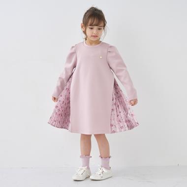 トドラー サニーフローラルドッキングワンピース